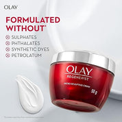 Olay Regenerist Micosculpting Day Cream | Hydrated, Plump, Bouncy Skin | With Hyaluronic Acid, Niacinamide and Peptides | Normal, Oily, Dry, Combination Skin | 50g
