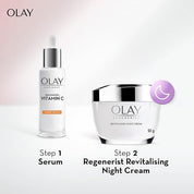 Olay Regenerist Revilatising Night Cream | Hydrated, Plump, Bouncy Skin