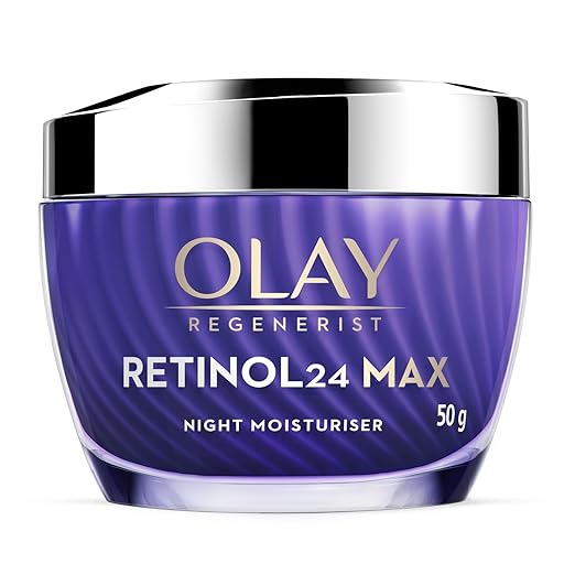 Olay Regenerist Retinol 24 Night Cream l Renews and Resurfaces Skin Overnight l No Redness or Irritation | Fragrance Free l Normal, Oily, Dry and Combination Skin l 50g