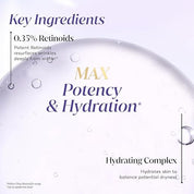 Olay Retinol24 Max Night Cream l Visibly Reduces Fine Lines in 7 Nights | Max Repair, Max Hydration l No Redness or Irritation | Fragrance Free l Normal, Oily, Dry and Combination Skin l 50g