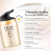 Olay Total Effects Day Cream |with Vitamin B5, Niacinamide, Green Tea, SPF 15