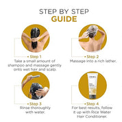Oshea Herbal Rice Water Nourishing Shampoo for Women & Men | Repairs Damage, Reduces Dryness & Breakage | Enriched With Niacinamide, Oatmeal & Rice Bran Oil - 300ml