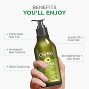Oshea Herbals Amlacare Hairfall Shampoo for Women & Men | Deep Cleansing & Strengthening Formula | Helps Reduce Hair Fall & Controls Dandruff | Enriched with Amla & Aloe Vera Extracts - 300ml