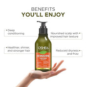 Oshea Herbals Heenashine Conditioning Shampoo | Controls Dryness & Makes Hair Stronger with Deep Cleansing | Enriched with Henna & Bhringraj 300 ml