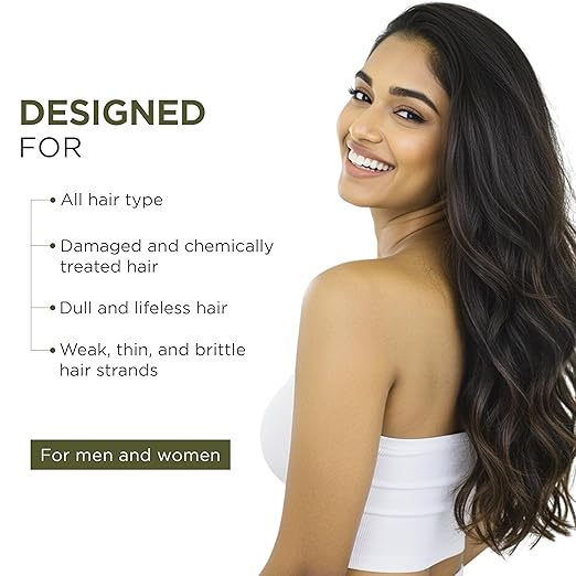 Oshea Herbals Natural Hair Growth Serum | Strengthens Hair, Prevent Hair Fall & Promotes Hair Growth with Healthy Scalp | Enriched with Onion Bulb & Ginger Extract - 110ml