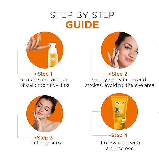 Oshea Herbals Papayaclean Anti Blemish Face Gel for All Skin Types | Hydrates, Reduces Pigmentation & Lightens Blemishes | Enriched with Papaya & Daisy Flower Extracts - 120ml