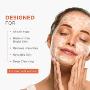 Oshea Herbals Papayaclean Anti Blemishes Face Wash for Women & Men | Removes Impurities & Lightens Blemishes | Boost Hydration & Brightens Skin | Enriched with Vitamin E & Papaya | All Skin Types