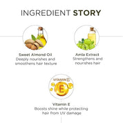 Oshea Herbals Phytogain Natural Non Sticky Hair Serum | For Instant Smooth, Shine, Tangle & Frizz Free Nourishing Hair Serum - 110 ml