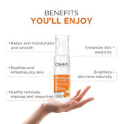 Oshea Herbals Turmericlean Cleansing Milk for Normal to Dry Skin | Deep Cleansing & Hydration | Enriched with Turmeric & Liquorice Extracts | Paraben & Silicone-Free –
