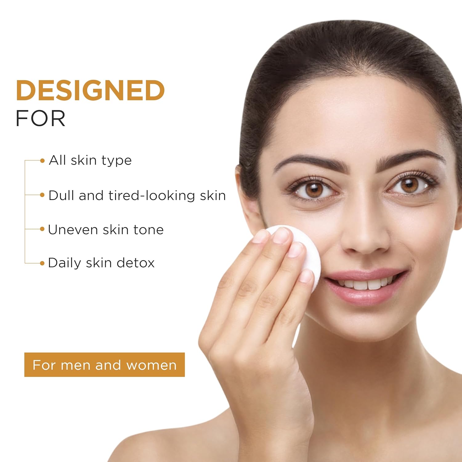 Oshea Herbals Vitamin C Brightening & Hydrating Skin Toner for All Skin Types | Purifies, Refreshes & Balances pH for Radiant Skin | Enriched with Lemon Peel Extract & Vitamin C - 120ml
