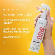 Schwarzkopf Professional Osis Flatliner Flattening Iron Serum - 200 ml