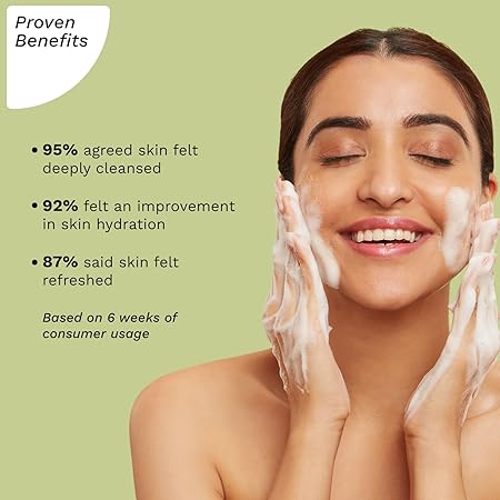 Pilgrim Spanish Squalane foaming face wash, 120ml