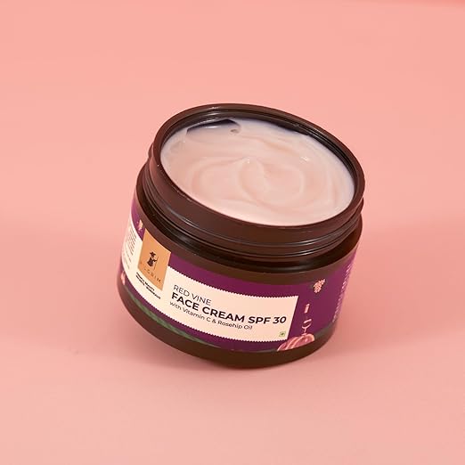 Pilgrim French Red Vine Face Cream with SPF 30 Sunscreen