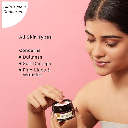 Pilgrim French Red Vine Face Cream with SPF 30 Sunscreen
