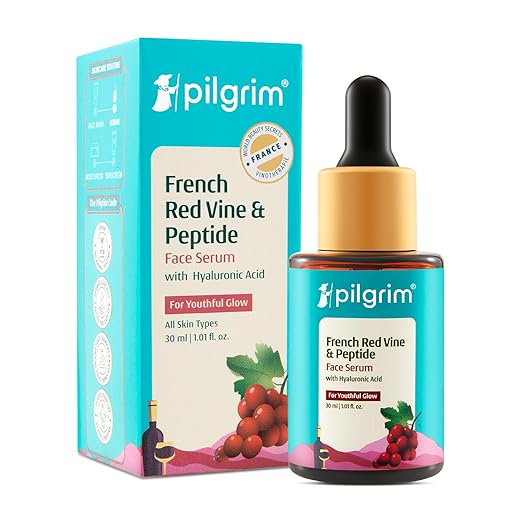 Pilgrim French Red Vine & Hyaluronic acid serum with peptides