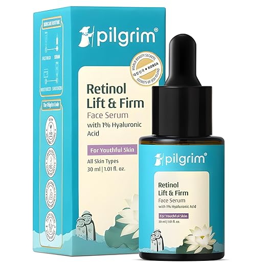 Pilgrim Korean 0.5% Retinol & 1% Hyaluronic Acid Lift & Firm Anti Aging Serum