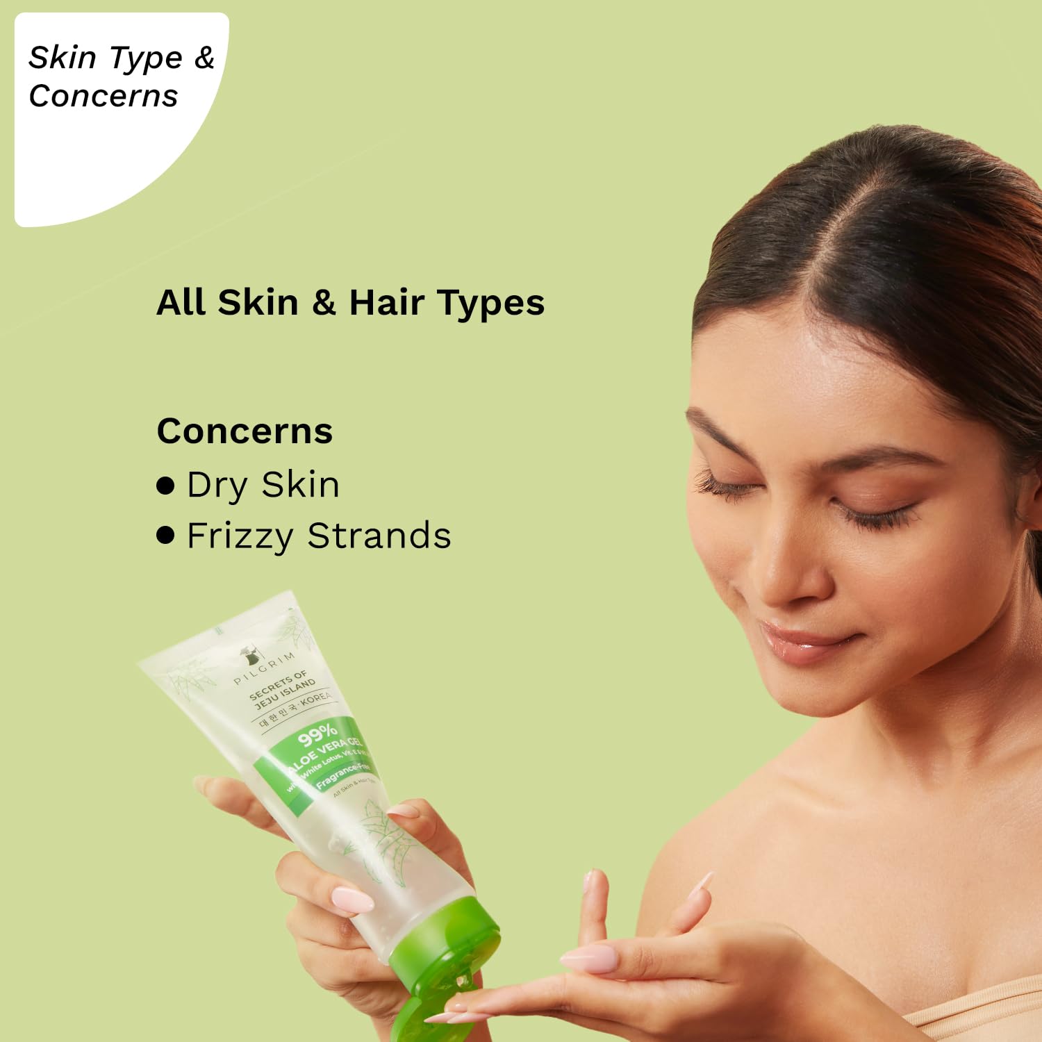 Pilgrim Korean 99% Pure Aloe Vera Gel 200ml