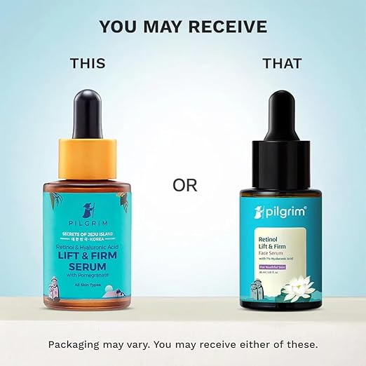 Pilgrim Korean 0.5% Retinol & 1% Hyaluronic Acid Lift & Firm Anti Aging Serum