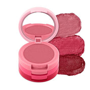 RENEE Glam Stack Creme Lip & Cheek Tint - Nude 4.5gm - 3 Shades in 1, Rich Creamy Natural Seamless Finish, Smooth & Blendable Formula- Travel Friendly, Quick & Easy to Use