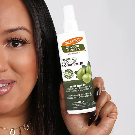 Palmer’s Olive Oil Leave-in Conditioner Spray for Minimized Frizz, Balanced Scalp, Shine