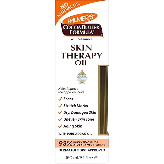 Palmer's Cocoa Butter Skin Therapy Oil For Scars, Stretch Marks, Uneven Skin Tone & Ageing Skin