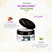 Passion Indulge Kumkumadi Natural Face Mudd Pack Glowing- shine and Brightness
