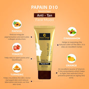Passion Indulge Papain D10 Natural Face Mudd Pack For Tan Removal