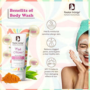 Passion Indulge AHA BHA Body Wash For Acne, Oily Skin