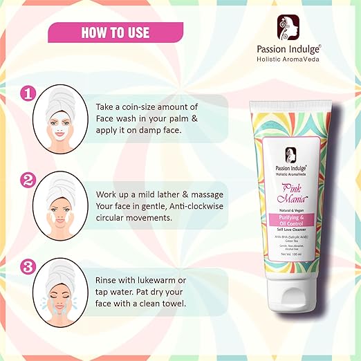 Passion Indulge Pink Mania Purifying & Oil Control Face Cleanser
