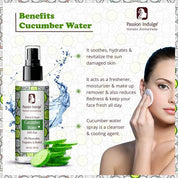 Passion Indulge Cucumber Water Skin Toner Makeup Remover 100ml