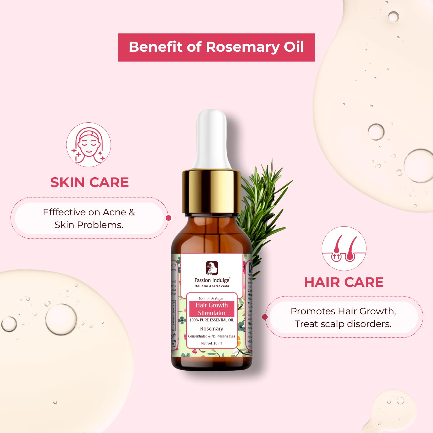 Passion Indulge Hair Growth Combo Kit - With Rosemary Essential oil