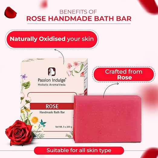 Passion Indulge Handmade Rose Bath Soap