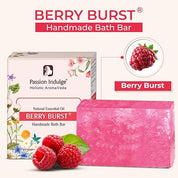 Passion Indulge Handmade Soap Natural Berry Burst Bath Bar
