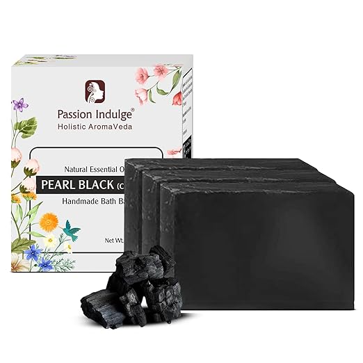 Passion Indulge Handmade Soap Natural Charcoal Bath Bar