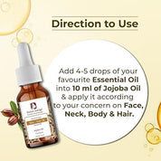 Passion Indulge Jojoba Carrier Oil for Skin, Hair and Face - 10ml