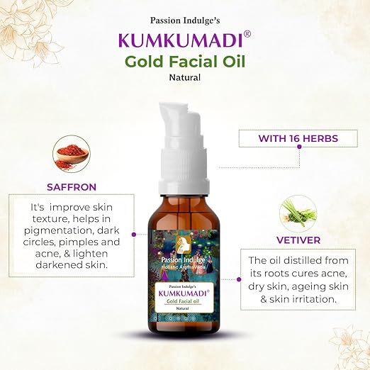 Passion Indulge Kumkumadi Face Oil 10ml