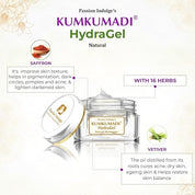 Passion Indulge Kumkumadi Hydragel Moisturizer For Face with SPF 15 – Ayurvedic Gel
