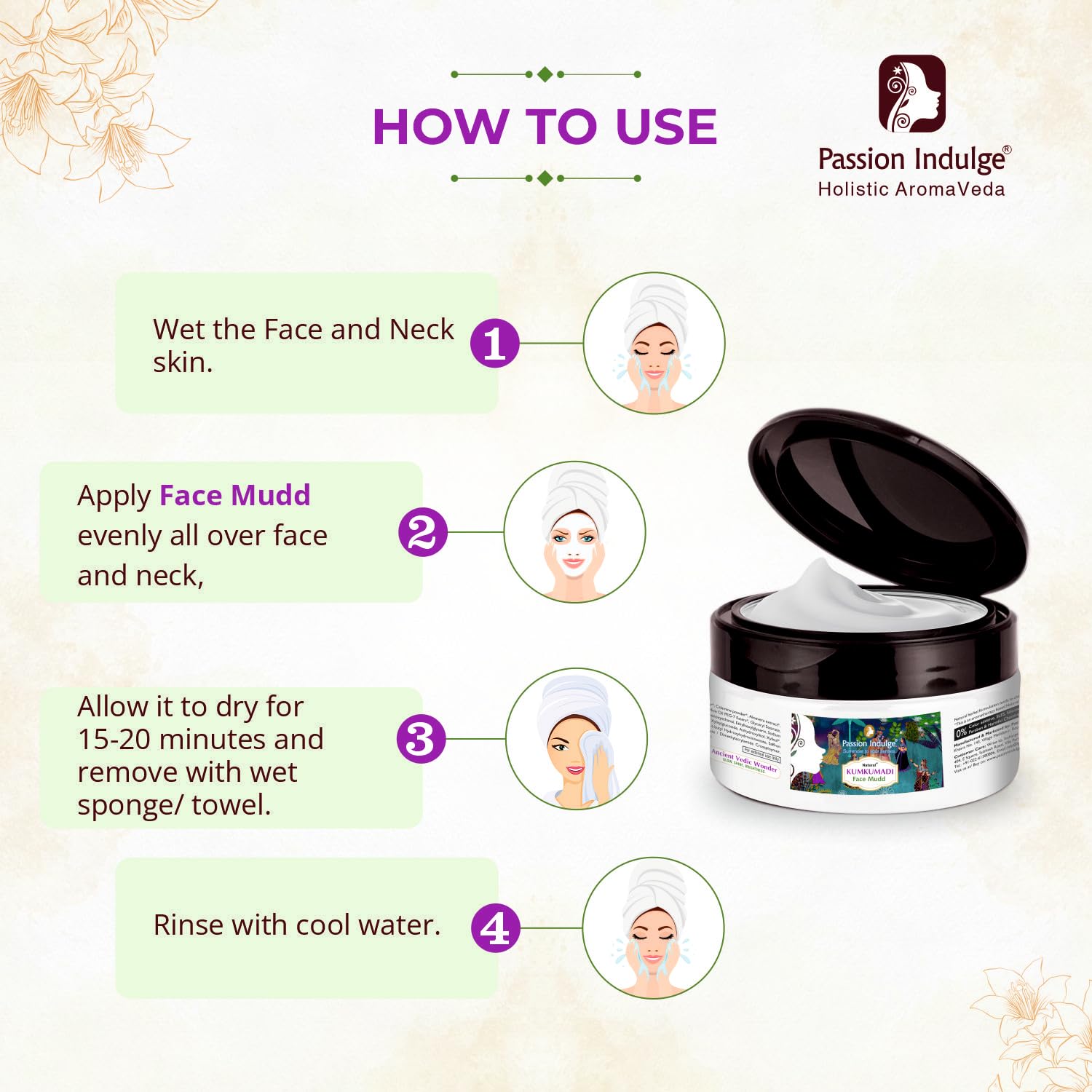 Passion Indulge Kumkumadi Natural Face Mudd Pack