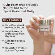 Passion Indulge Mocha Sip Lightweight Coffee Extract Lip Balm