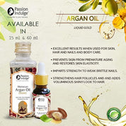 Passion Indulge Moroccan Argan Oil for Hair Growth 10ml