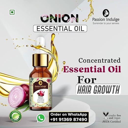 Passion Indulge Moroccon Argan Carrier Oil 60ml & Onion Essential Oil 10ml