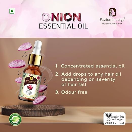 Passion Indulge Moroccon Argan Carrier Oil 60ml & Onion Essential Oil 10ml
