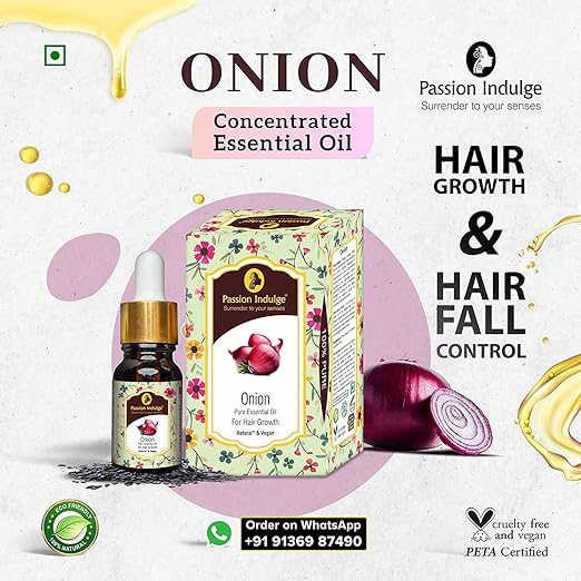 Passion Indulge Moroccon Argan Carrier Oil 60ml & Onion Essential Oil 10ml