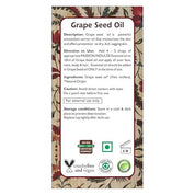Passion Indulge Natural Grape Seed Carrier Oil for Skin, Face