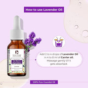 Passion Indulge Natural Lavender Pure Essential Oil, for Acne