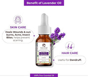 Passion Indulge Natural Lavender Pure Essential Oil, for Acne