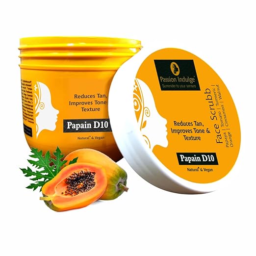 Passion Indulge Natural Papain D10 Face Scrub