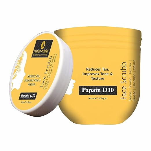 Passion Indulge Natural Papain D10 Face Scrub