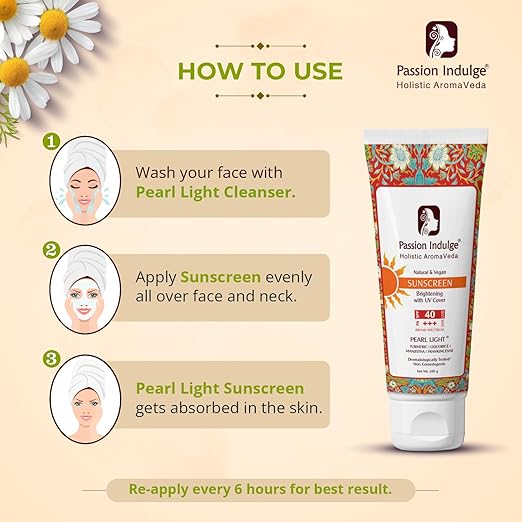 Passion Indulge PACK OF 2 Pearl Light Sunscreen SPF 40+++ 100 gm