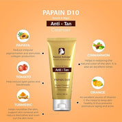 Passion Indulge Papain Cleanser For Tan Removal, PAPAIN D10 Cleanser